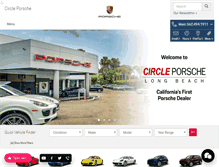 Tablet Screenshot of circleporsche.com